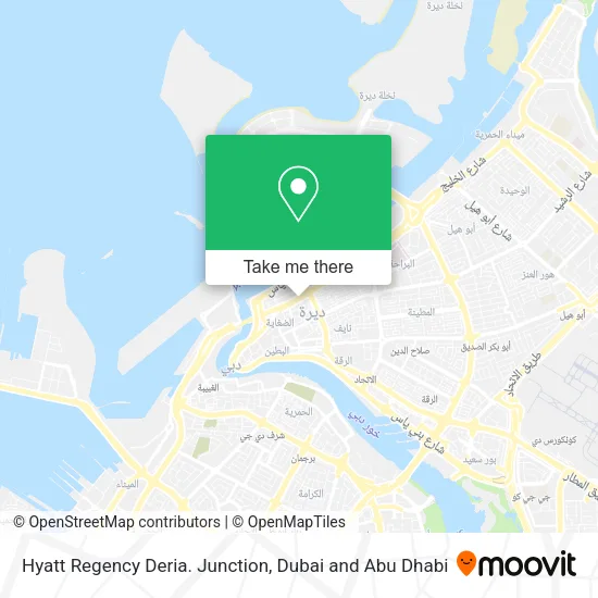 Hyatt Regency Deria. Junction map