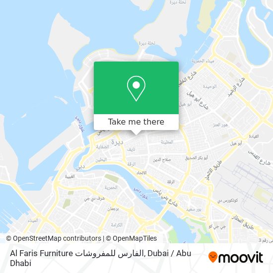 Al Faris  Furniture الفارس للمفروشات map