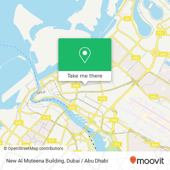 New Al Muteena Building map