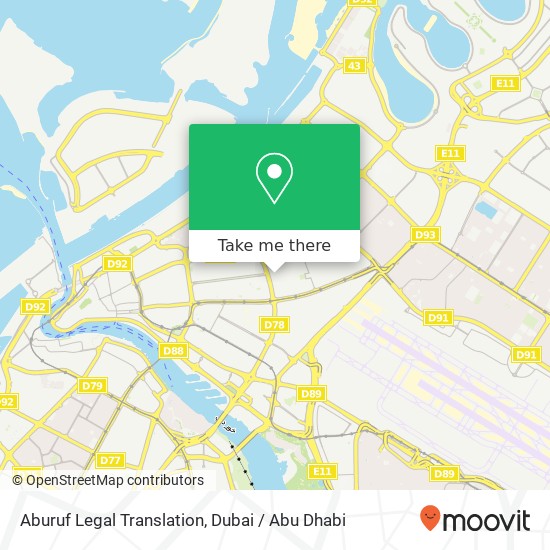 Aburuf Legal Translation map
