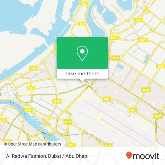 Al Radwa Fashion map