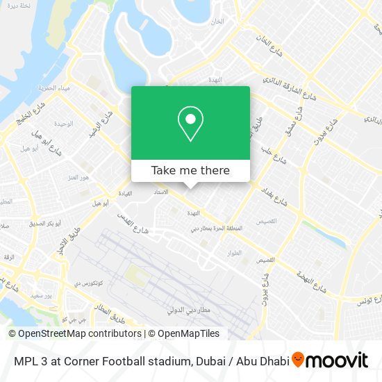 MPL 3 at Corner Football stadium map