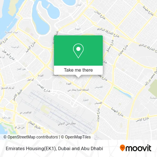 Emirates Housing(EK1) map