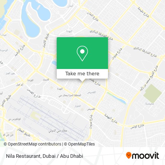 Nila Restaurant map