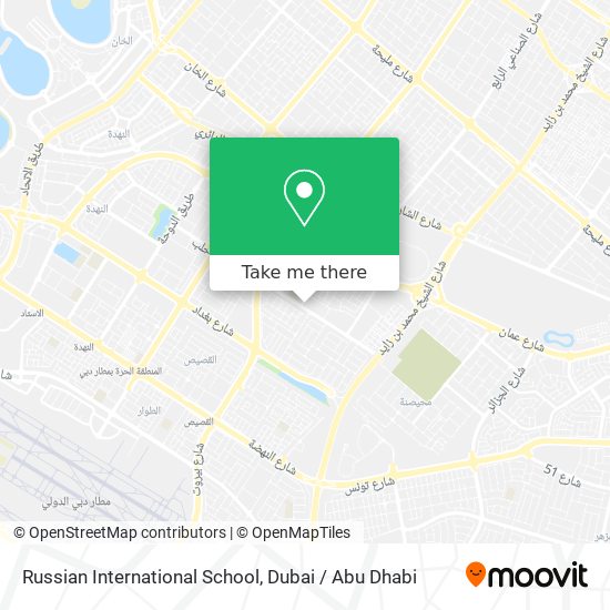 Russian International School map