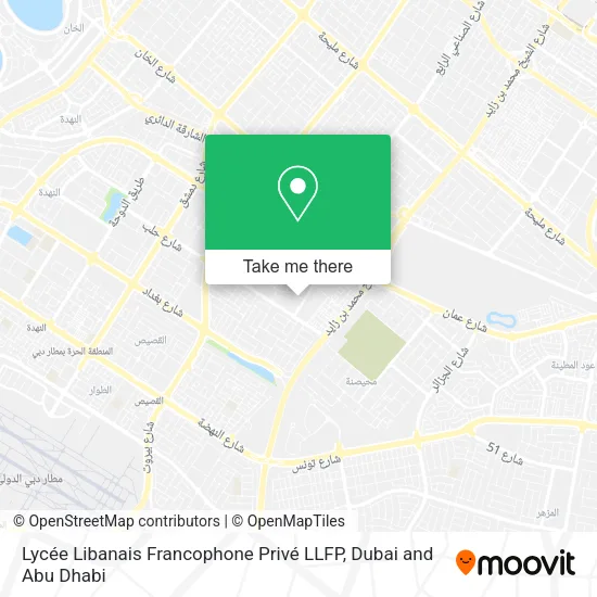 Lycée Libanais Francophone Privé LLFP map