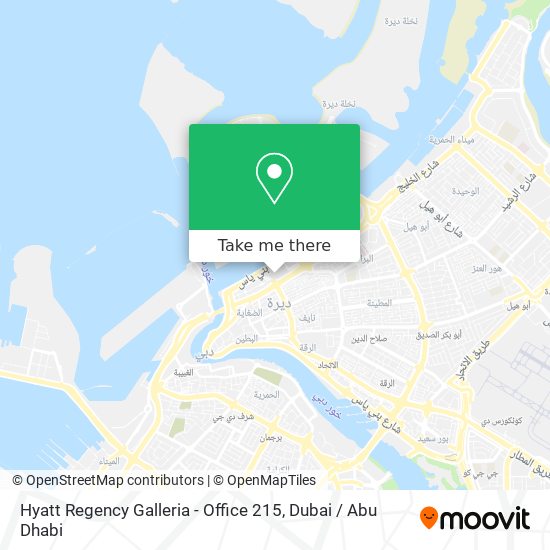 Hyatt Regency Galleria - Office 215 map