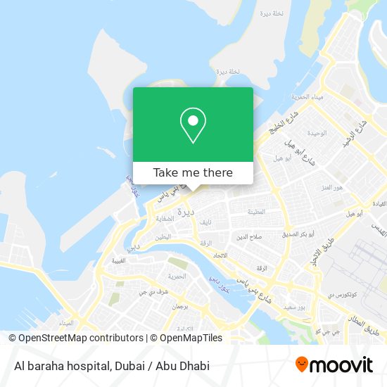 Al baraha hospital map