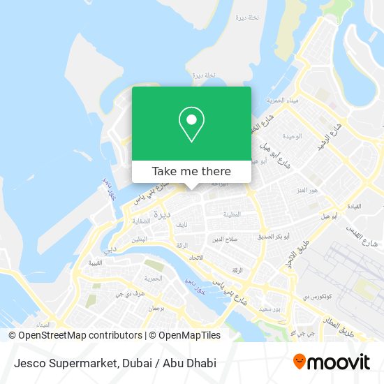 Jesco Supermarket map