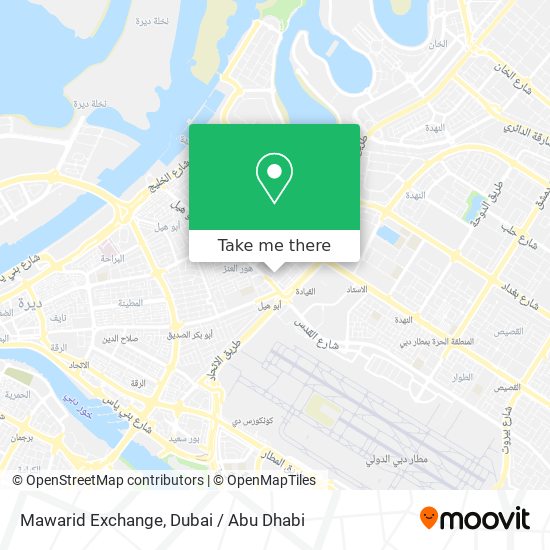 Mawarid Exchange map