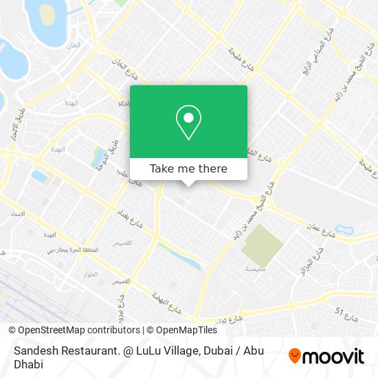 Sandesh Restaurant. @ LuLu Village map