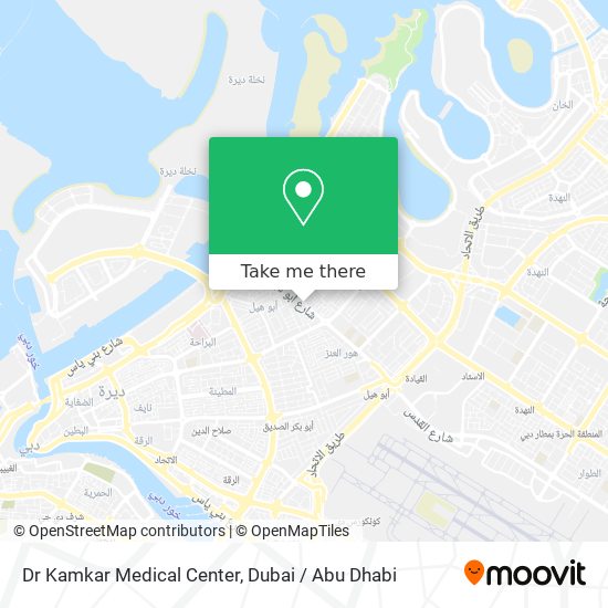 Dr Kamkar Medical Center map