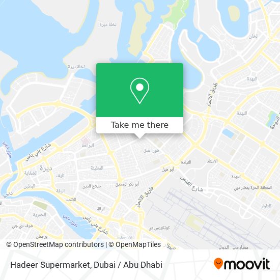 Hadeer Supermarket map