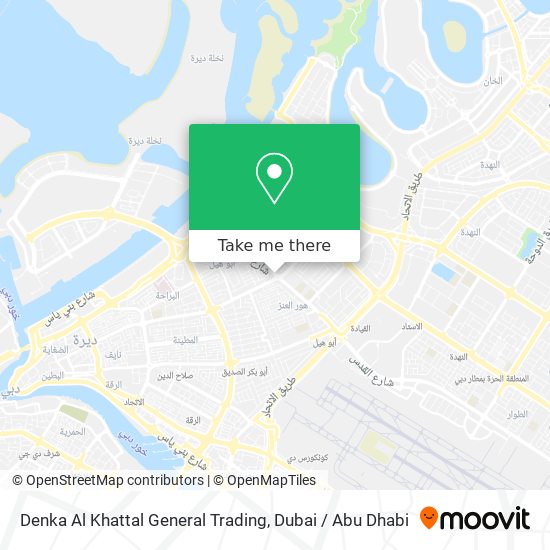Denka Al Khattal General Trading map