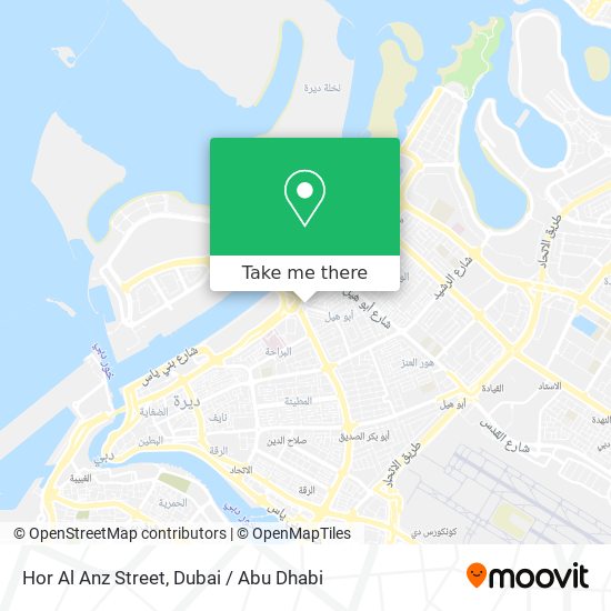 Hor Al Anz Street map