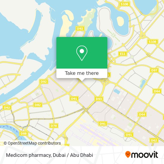 Medicom  pharmacy map