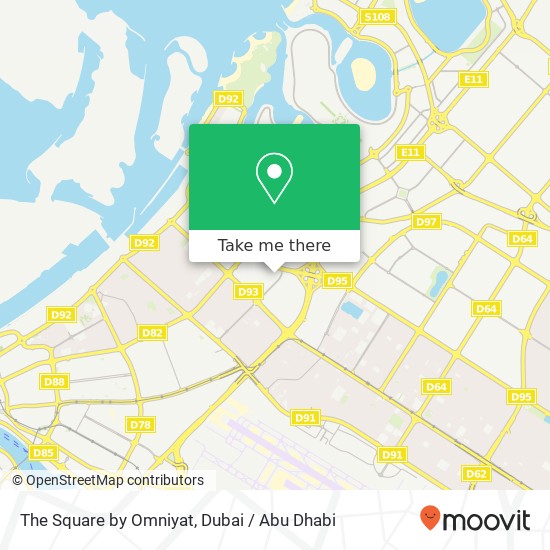 The Square by Omniyat map
