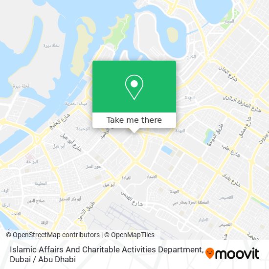 Islamic Affairs And Charitable Activities Department map