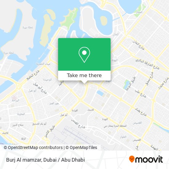 Burj Al mamzar map