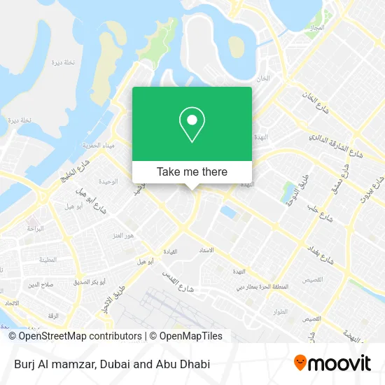 Burj Al mamzar map