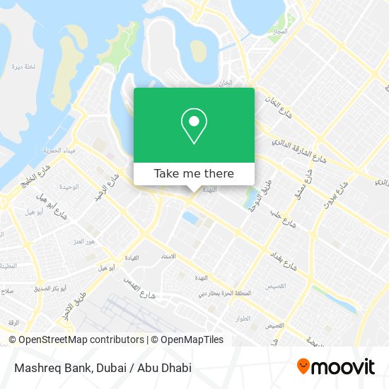 Mashreq Bank map