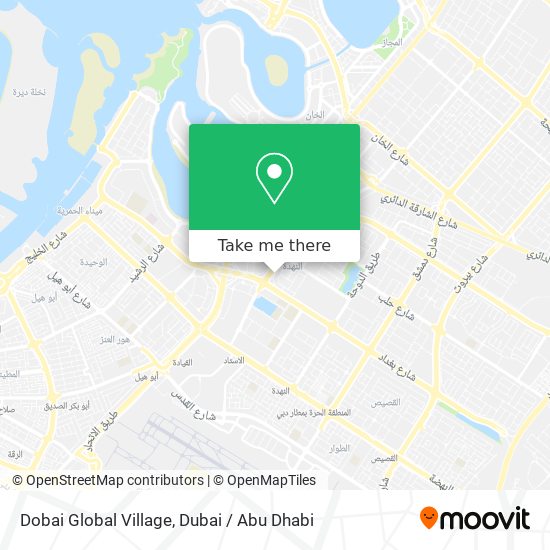 Dobai Global Village map