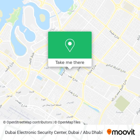Dubai Electronic Security Center map