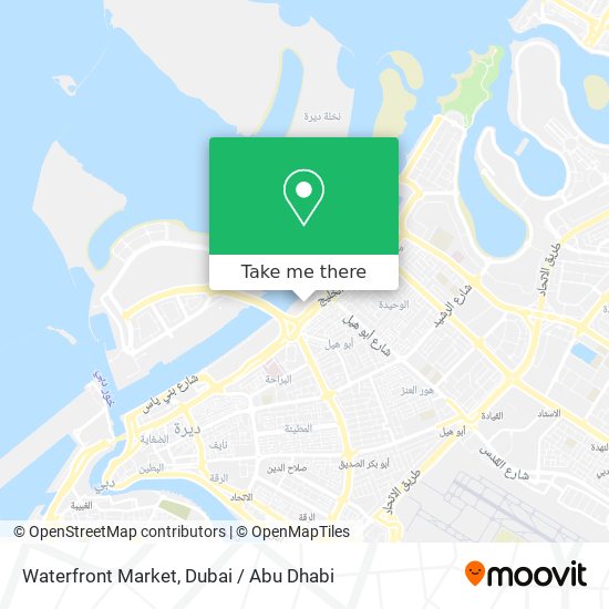 Waterfront Market map