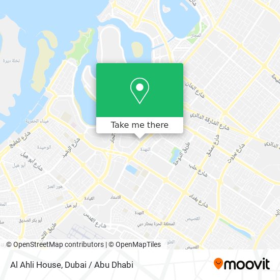 Al Ahli House map