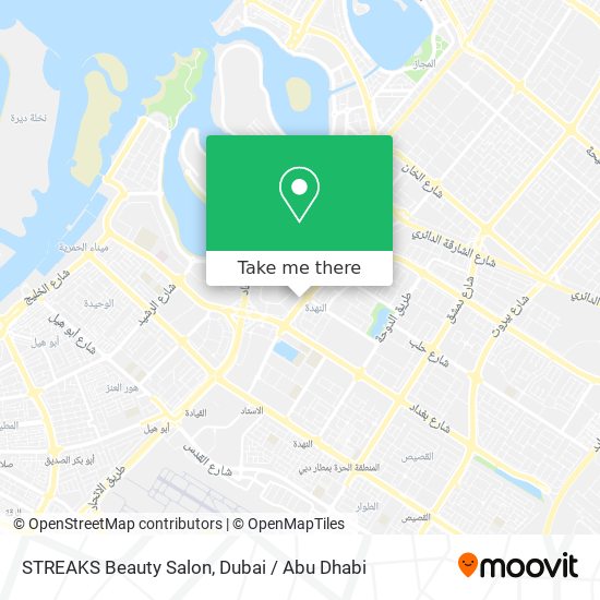 STREAKS Beauty Salon map