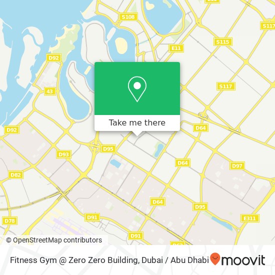 Fitness Gym @ Zero Zero Building map