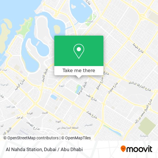 Al Nahda Station map
