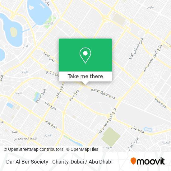 Dar Al Ber Society - Charity map