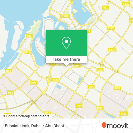 Etisalat kiosk map