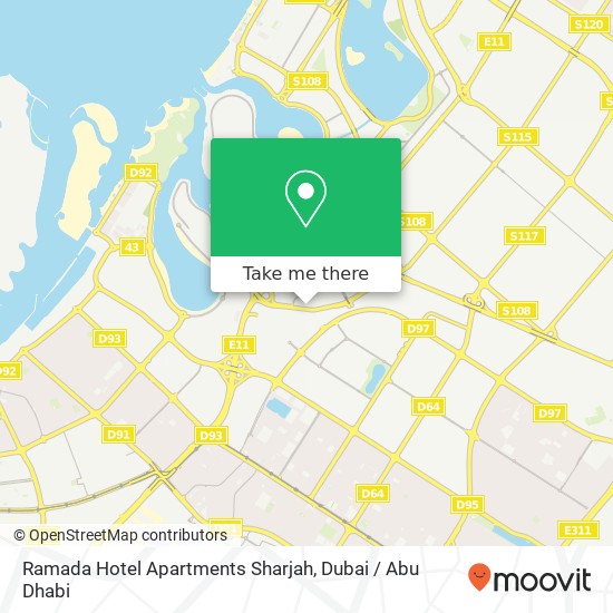 Ramada Hotel Apartments Sharjah map