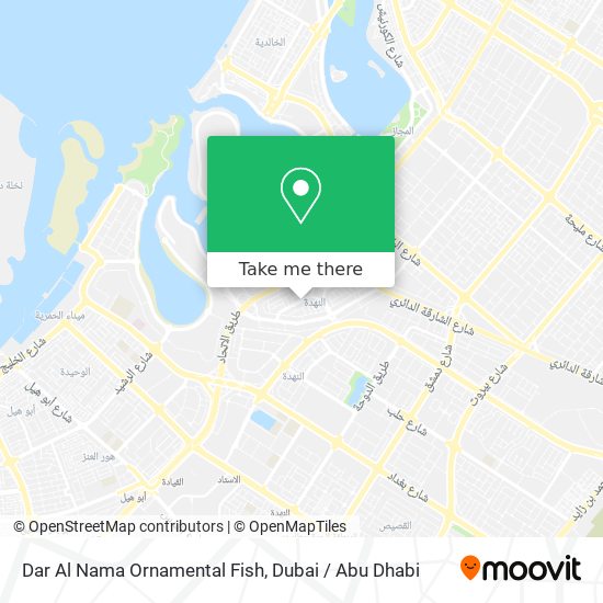 Dar Al Nama Ornamental Fish map