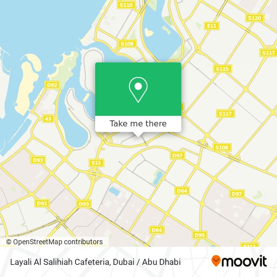 Layali Al Salihiah Cafeteria map