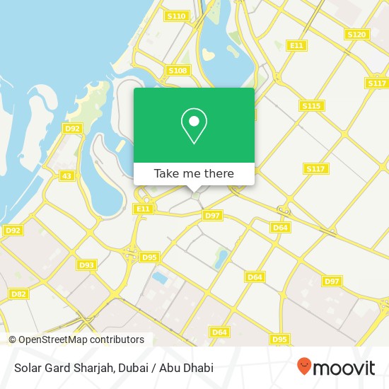 Solar Gard Sharjah map