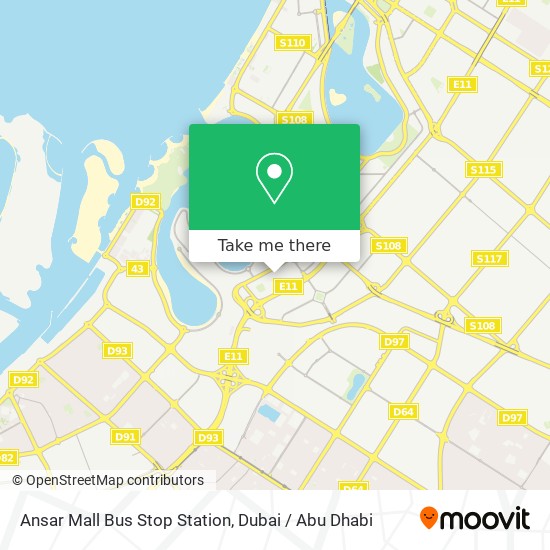Ansar Mall Bus Stop Station map