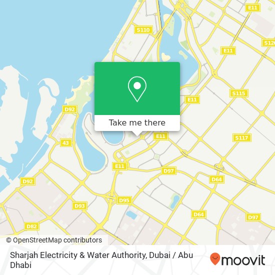 Sharjah Electricity & Water Authority map