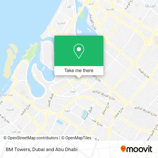 BM Towers map