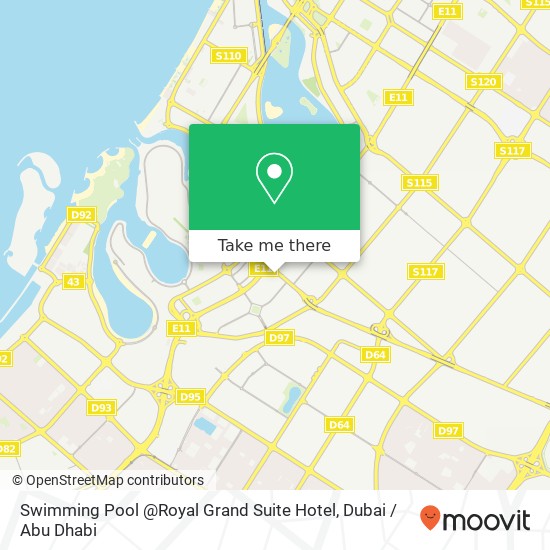 Swimming Pool @Royal Grand Suite Hotel map