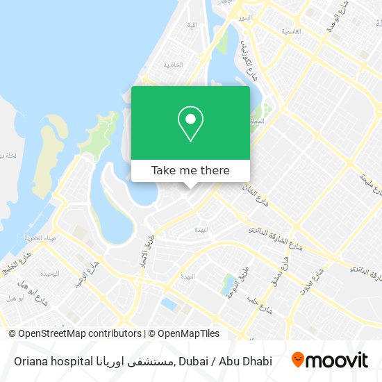 Oriana hospital مستشفى اوريانا map
