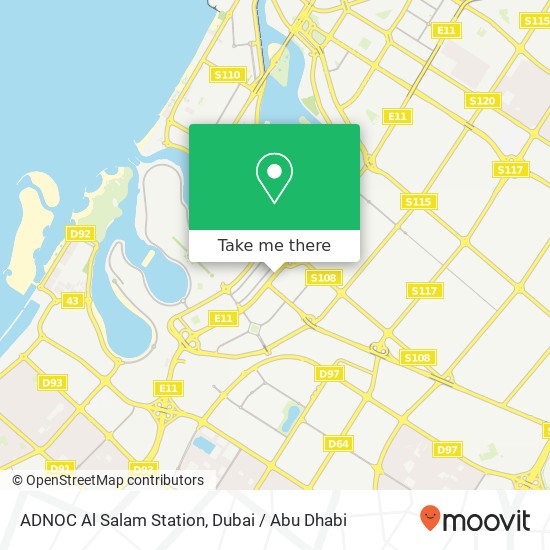 ADNOC Al Salam Station map