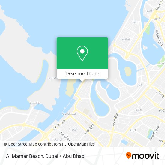 Al Mamar Beach map
