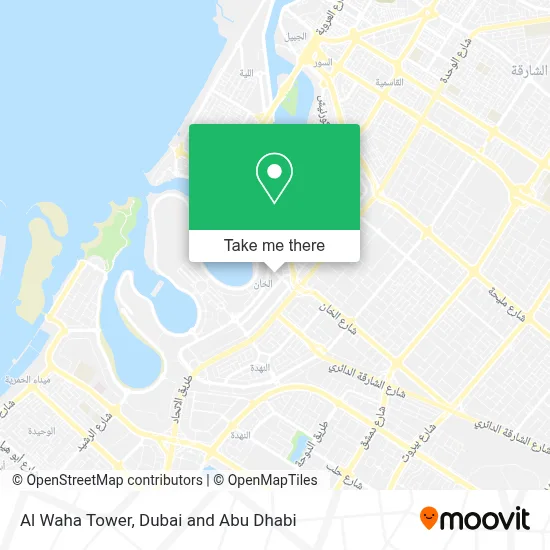 Al Waha Tower map