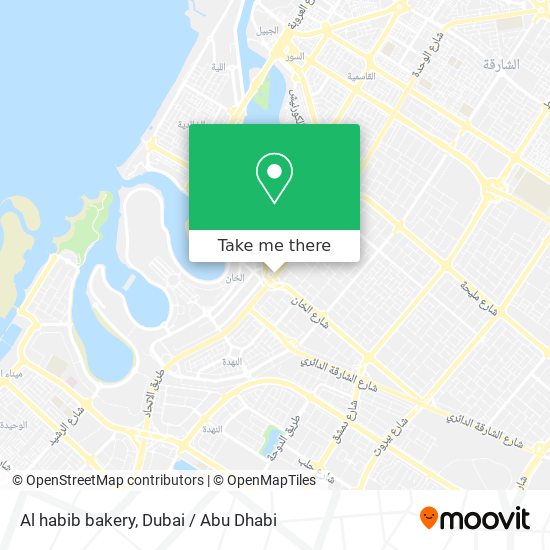 Al habib bakery map
