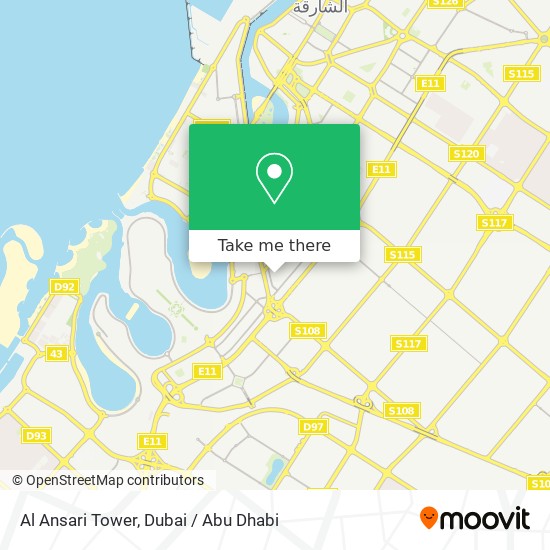Al Ansari Tower map