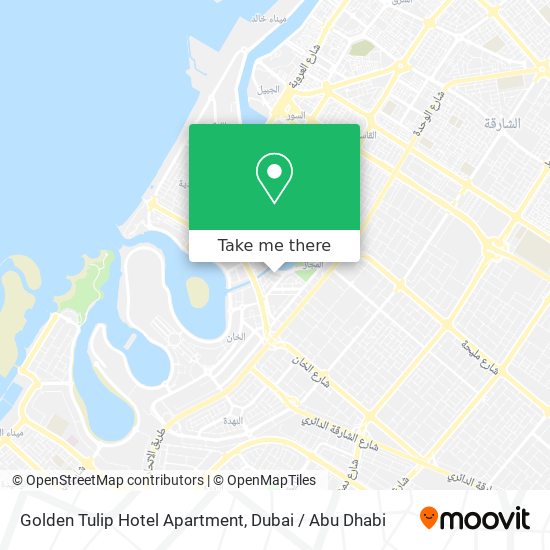 Golden Tulip Hotel Apartment map