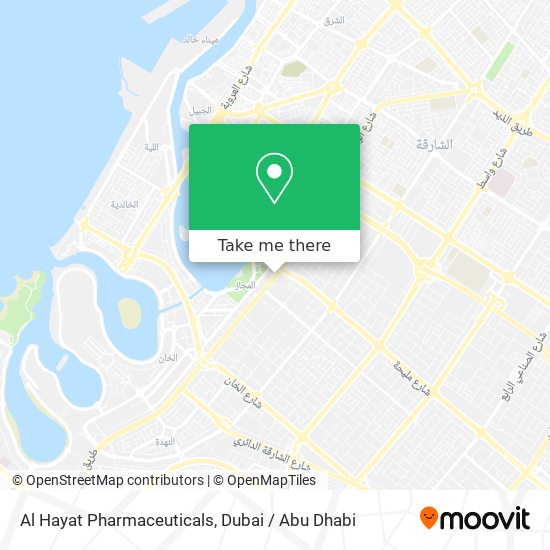 Al Hayat Pharmaceuticals map